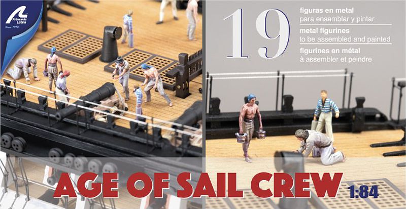 Sada figurek námořníků