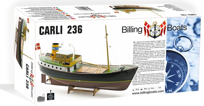 Obal stavebnice Carli od Billing Boats