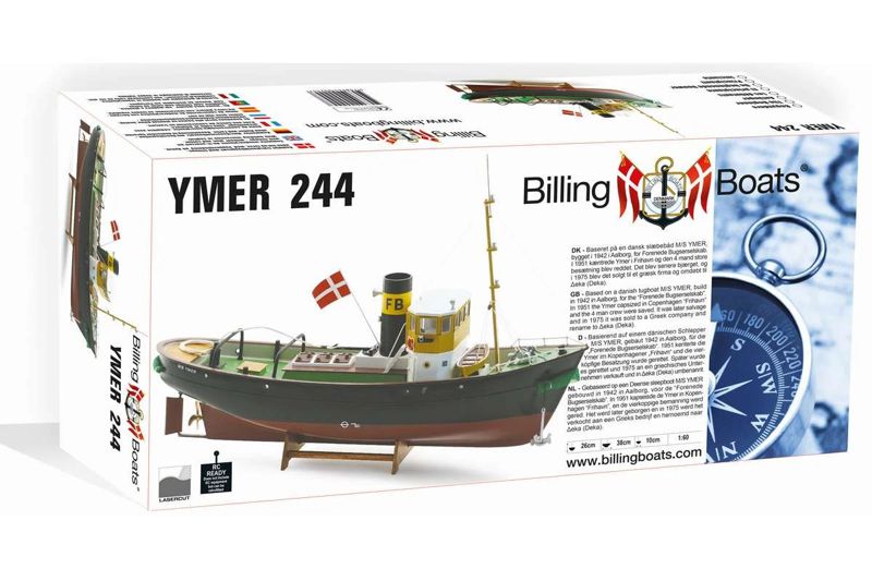 Obal stavebnice Ymer od Billing Boats