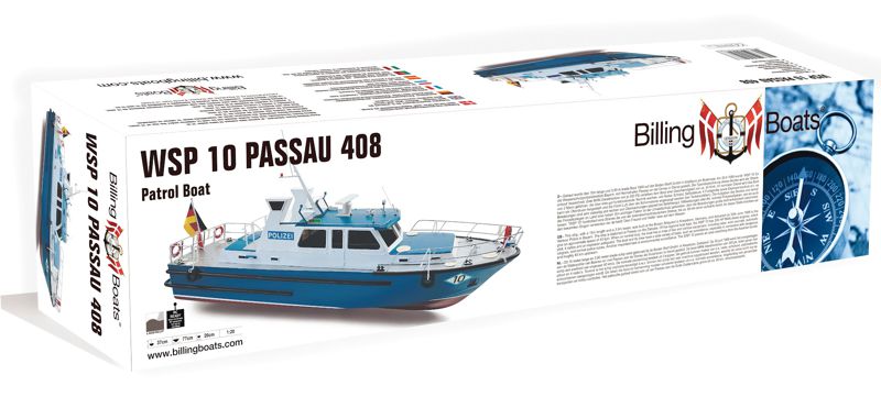Obal stavebnice WSP10 Passau od Billing Boats