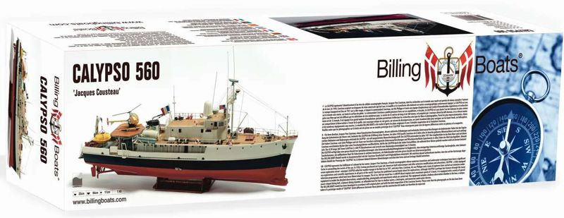 Obsah stavebnice Calypso od Billing Boats