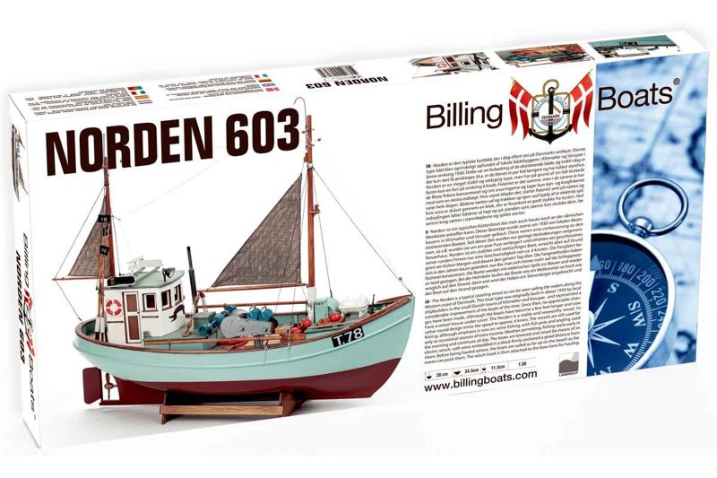 Obal stavebnice Norden od Billing boats