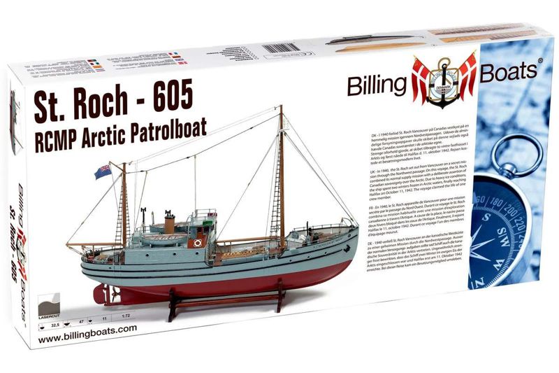 Obal stavebnice St. Roch od Billing Boats