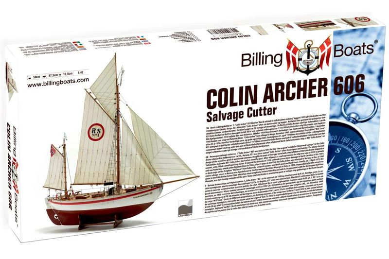 Obal stavebnice Colin Archer