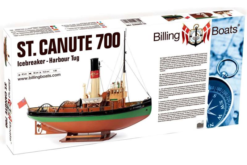 Obal stavebnice St. Canute od Billing boats