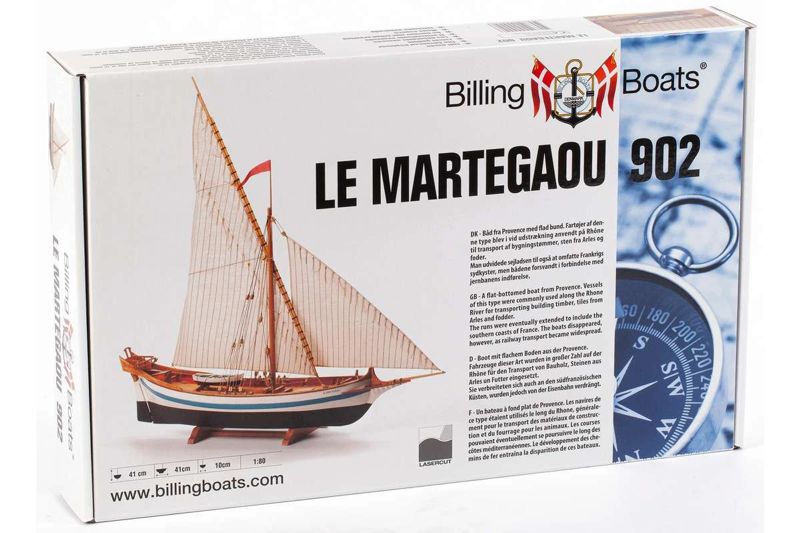 Obal stavebnice Le Martegaou od Billing Boats
