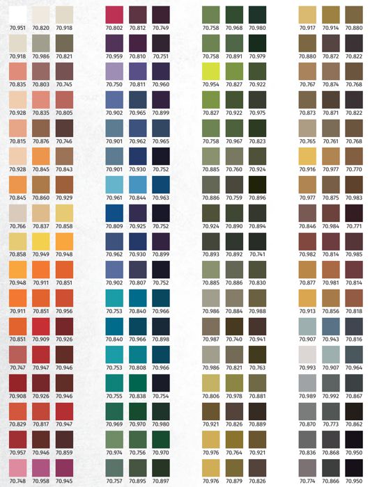 Barvy, laky a ředidla Vallejo