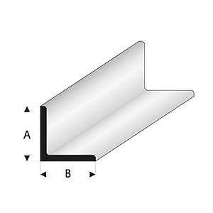 Úhelník bílý 5,0x5,0 mm