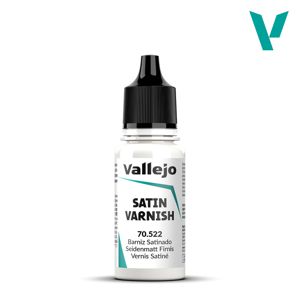 Saténový (polomatný) bezbarvý lak (Vallejo)