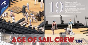 Sada figurek námořníků (nenabarvené)