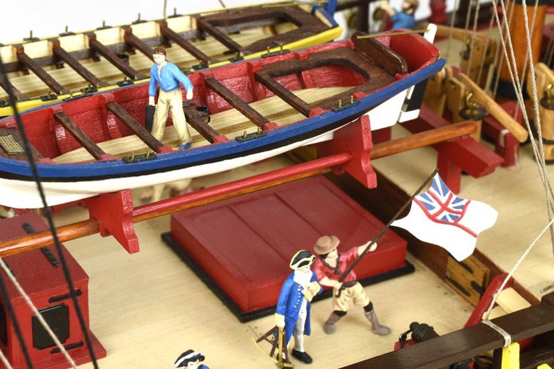 Sada figurek k HMS Endeavour (nenabarvené)