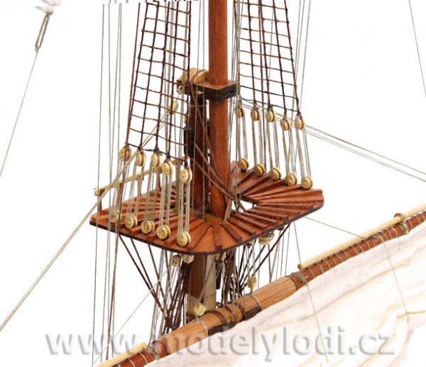 Příčný řez trupem Santísima Trinidad