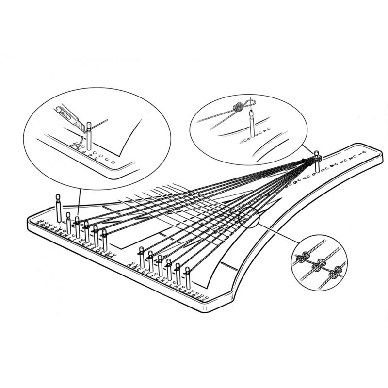 Přípravek na vyplétání lanoví